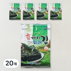 광천해저김 파래김 전장, 23g, 20개, 1개입