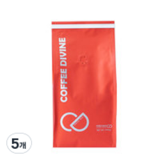 커피디바인 에티오피아 시다모 G4 원두커피, 500g, 홀빈(분쇄안함), 5개