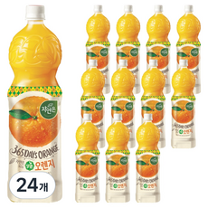 자연은 상큼오렌지, 24개, 1.5L