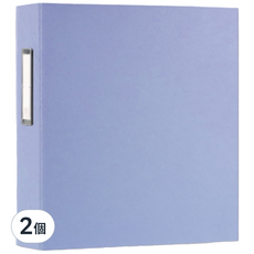 珠友文化 A4 D型檔案夾 3孔, 柔紫, 2個