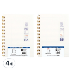 OXFORD 밀키웨이 Milkyway PP 스프링노트 B5 좌철 80매 코넬, 4개