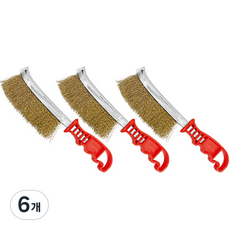 World Clean 鋼絲刀刷, 6個, 混合顏色