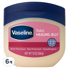 Vaseline 凡士林 嬰兒療癒凡士林凝膠 原味大容量乳霜, 368g, 6個