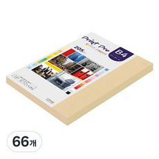 종이문화 프린트프로 두꺼운 칼라복사지 No 03 베이지 205g, B4, 66개