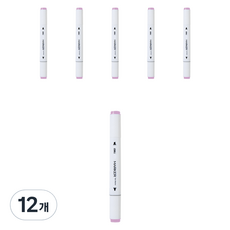 deLi 得力 三角雙頭麥克筆 147 70803A, 1 種顏色, 12個