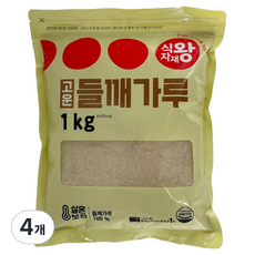 식자재왕 고운 들깨가루, 1kg, 4개