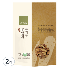 올가홀푸드 유기농 우엉차, 120g, 2개