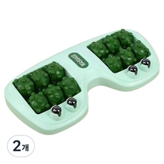 逍遙商會 家用滾輪足部指壓器, 2個, 綠色