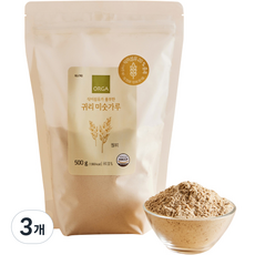 올가홀푸드 귀리 미숫가루, 3개, 500g