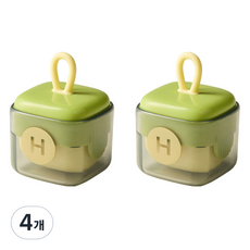 科希莫 便攜式迷你半永久衣物除塵滾輪清潔器 淺綠色 4W464, 4個