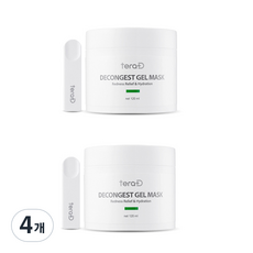 테라디 데콘게스트 겔 마스크, 120ml, 4개