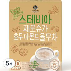 맥널티커피 스테비아 제로슈가 호두 아몬드 율무차, 5개, 30개입, 15g