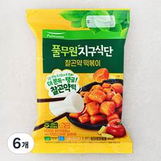 풀무원 지구식단 찰곤약 떡볶이 2인분, 403.7g, 6개