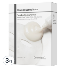 센텔리안24 마데카 더마 마스크 톤브라이트닝 포뮬러, 3개, 10개입