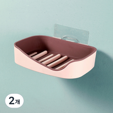 북유럽 스타일 무타공 비누케이스, 3, 2개