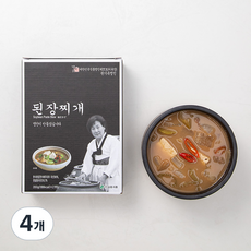 상촌식품 권기옥명인 된장찌개 냉장, 350g, 4개