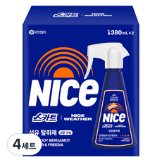 Scott 可麗舒 NICE WEATHER 木質梨與小蒼蘭除臭劑 企劃組 380ml 正貨套組, 4套