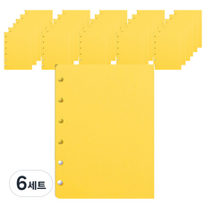루카랩 미니 컬러 노트 옐로우 2종 세트, 6세트