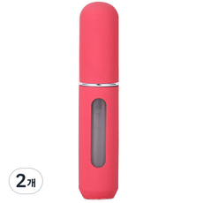 Plaka 便攜式馬卡龍色香水補充瓶 5ml, 紅色, 2個