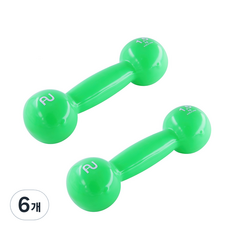 앤드어스 원형 이지 그립 아령 2p, 1.5kg, 6개