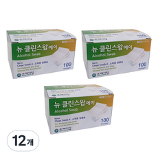 메디탑 뉴 클린스왑 에이 알콜솜, 100개입, 12개
