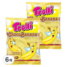 Trolli 巧克力香蕉口味棉花糖, 150g, 6個