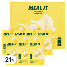 밀잇 단백질 쉐이크 바나나맛, 40g, 21개