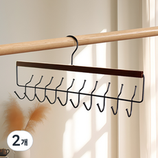 inart 日常衣架 FE-00810掛鉤, 2個, 霧面黑