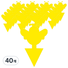 Jeepsaram 驅蟲黏性陷阱 蜜蜂, 40個, 3.25g