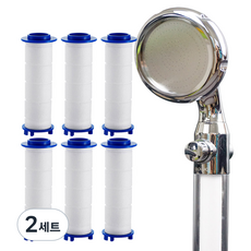 코워 빅토리아 샤워기 + 필터 6p 세트, 2개