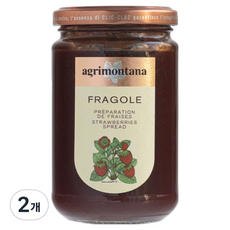 아그리몬타나 딸기잼, 330g, 2개