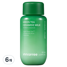 이니스프리 그린티 세라마이드 밀크 에센스, 90ml, 6개