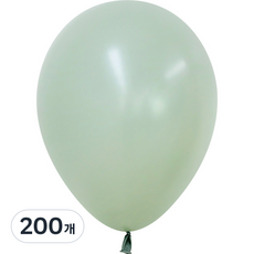 Sempertex 氣球 30cm, 200個, 粉彩暮光月桂綠