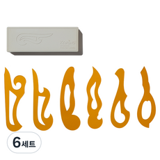 코링 템플레이트 조운형정규 6종 세트 K-1200S-6p, 6세트