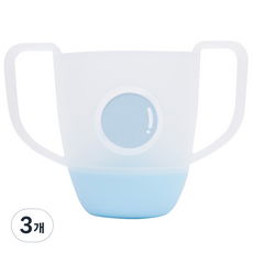 LITTLE CLOUD 兒童火箭牙刷杯, 3個, 淡藍色