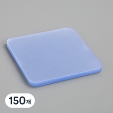 安伊內 強力矽膠凝膠免打孔透明雙面膠帶 5 x 5 cm, 150個