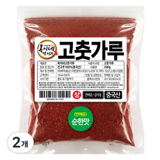 복이네먹거리 안매운 고춧가루 김치용 상, 200g, 2개