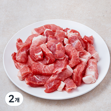곰곰 무항생제 앞다리살 찌개용 (냉장), 500g, 2개