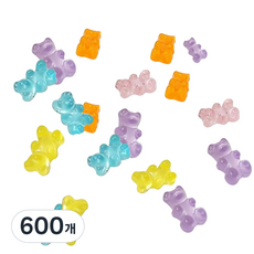 Sweet Slime 史萊姆材料 Haribo 零件配料 p116, 600個, 混合色