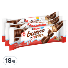 kinder 健達 Bueno T2巧克力, 43g, 18個