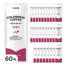 웨이크비 콜드브루 원액 액상 더치 커피 몸바사, 60개, 1개입, 30ml