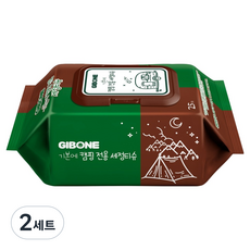 GIBONE 露營專用清潔濕巾 蓋型 25入, 2套