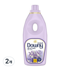 柔軟織物柔順劑 清新花香 野生薰衣草, 1L, 2個