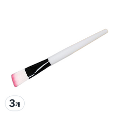 주앙오브제 써니 실리콘미용브러쉬, 3개, 06 흰색 막대와 검은색 세트가 있는 2색 브러시