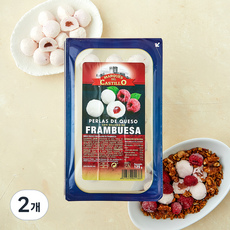 마르케스 펄 라즈베리 치즈, 125g, 2개, 1개입