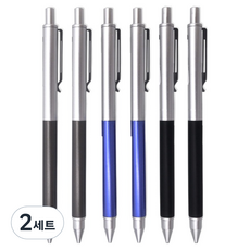 misoro 1000 金屬系列自動鉛筆 黑色 + 灰色 + 藍色套組 2441, 0.5mm, 12個