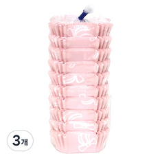 E Home Baking 方形塗層配菜杯 45mm 粉紅色, 100入, 3個