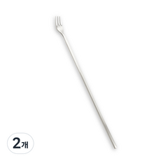 윌리브 국산 304스텐 라르고2 커트러리 티포크 롱, 2개, 단품