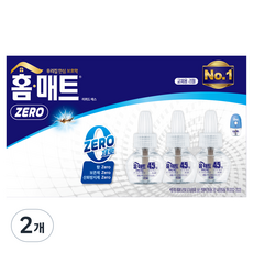 홈매트 리퀴드 에스 제로 리필 3p, 87ml, 2개