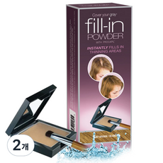 커버유어그레이 필 인 헤어 파우더, 브론드, 2개